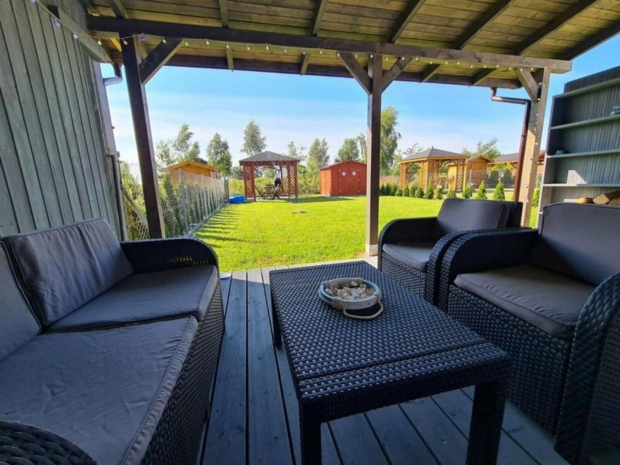 Ferienhaus Lilja Mit Garten, Kamin Und Pool Trzęsacz Eksteriør billede